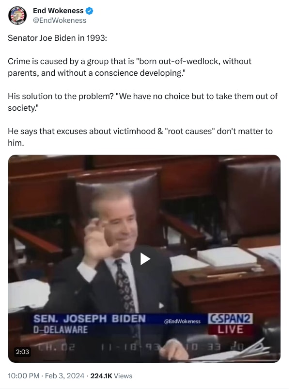 An X (Twitter) post from @EndWokeness - End Wokeness