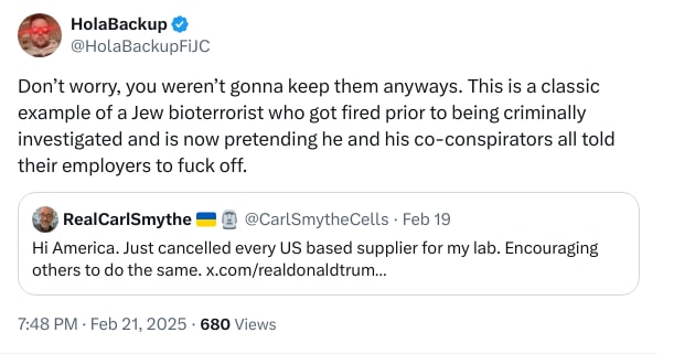 An X (Twitter) post from @HolaBackupFiJC - HolaBackup