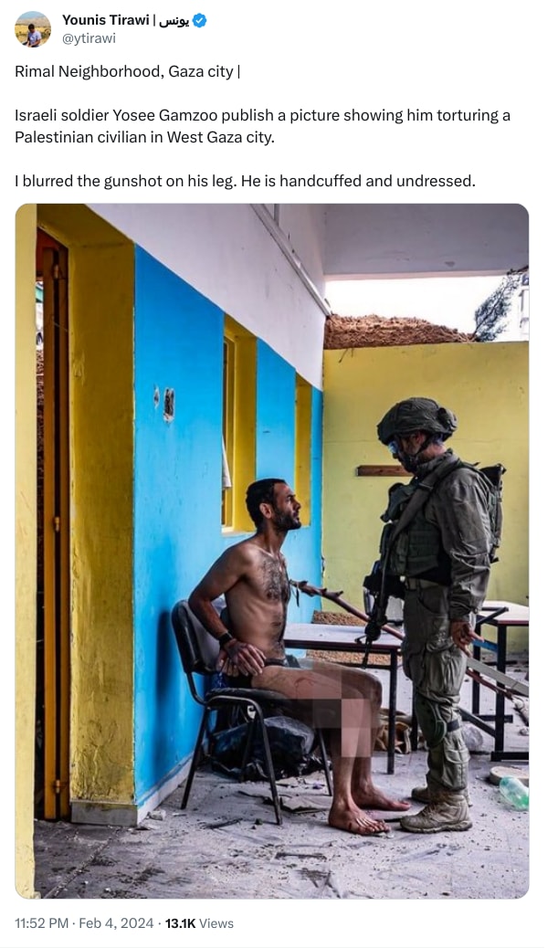 An X (Twitter) post from @ytirawi - Younis Tirawi | يونس