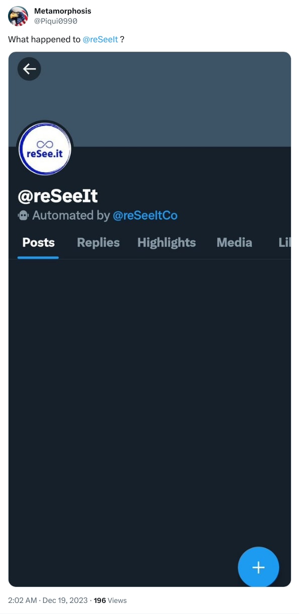 An X (Twitter) post from @Piqui0990 - Metamorphosis