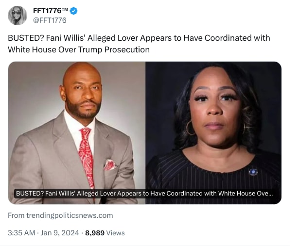 An X (Twitter) post from @FFT1776 - FFT1776™