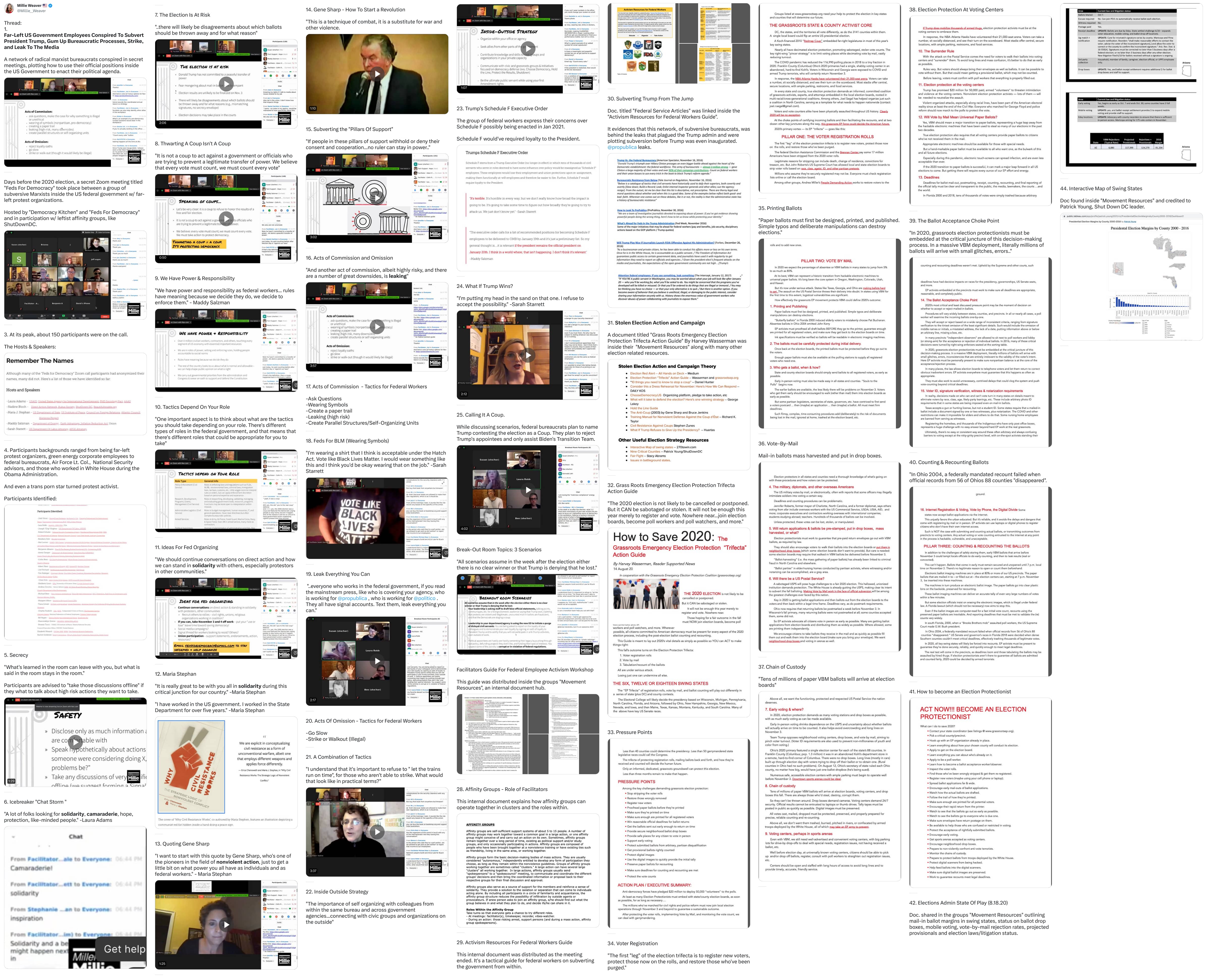 An X (Twitter) post from @Millie__Weaver - Millie Weaver 🇺🇸