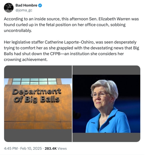 An X (Twitter) post from @joma_gc - Bad Hombre