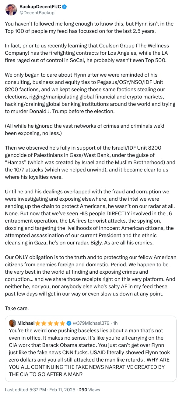 An X (Twitter) post from @DecentBackup - BackupDecentFiJC