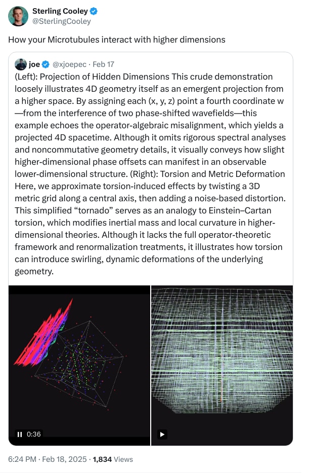 An X (Twitter) post from @SterlingCooley - Sterling Cooley