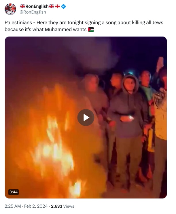 An X (Twitter) post from @RonEng1ish - 🇬🇧RonEnglish🇬🇧🏴󠁧󠁢󠁥󠁮󠁧󠁿