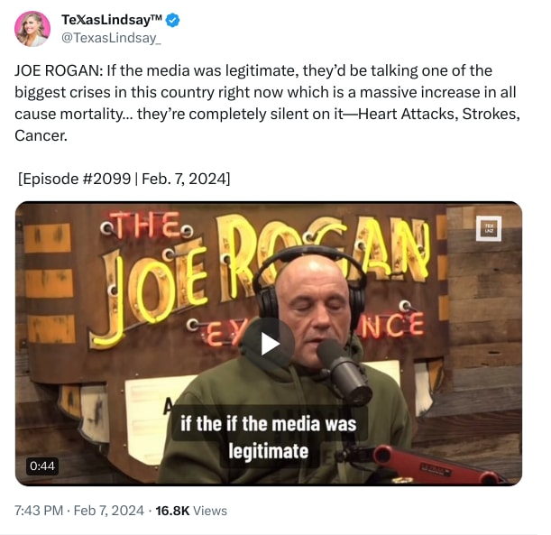 An X (Twitter) post from @TexasLindsay_ - Te𝕏asLindsay™