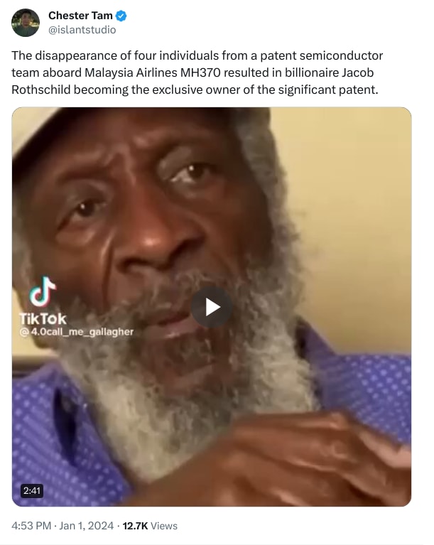 An X (Twitter) post from @islantstudio - Chester Tam