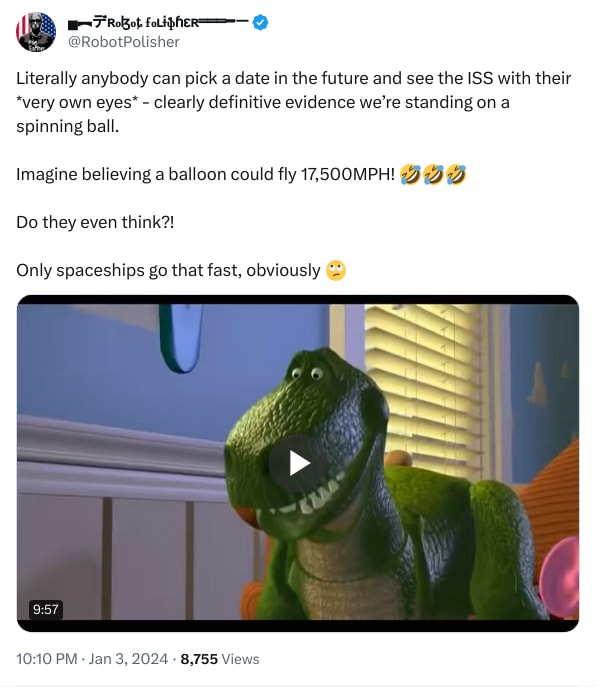 An X (Twitter) post from @RobotPolisher - ▄︻デʀօɮօȶ քօʟɨֆɦɛʀ═══━一