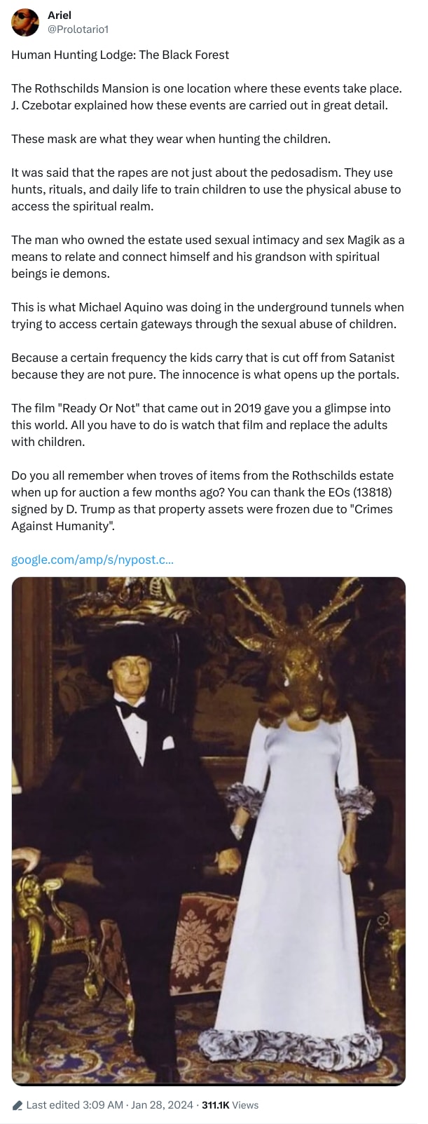 An X (Twitter) post from @Prolotario1 - Ariel