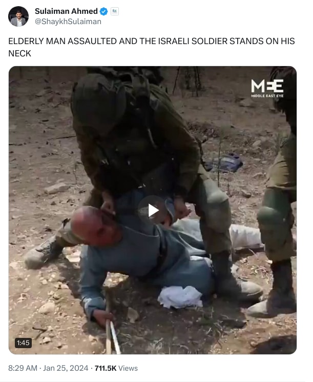 An X (Twitter) post from @ShaykhSulaiman - Sulaiman Ahmed