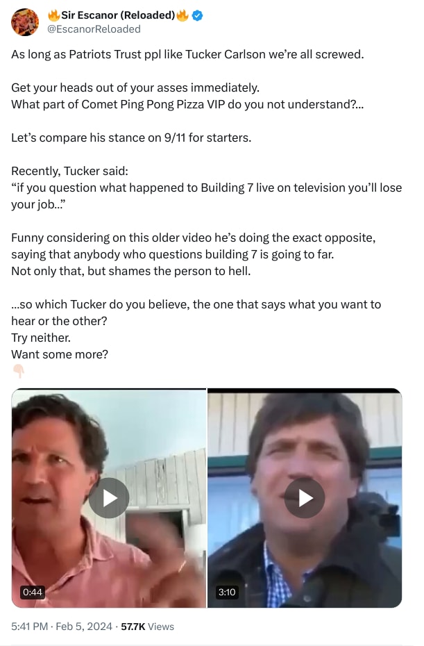 An X (Twitter) post from @EscanorReloaded - 🔥Sir Escanor (Reloaded)🔥