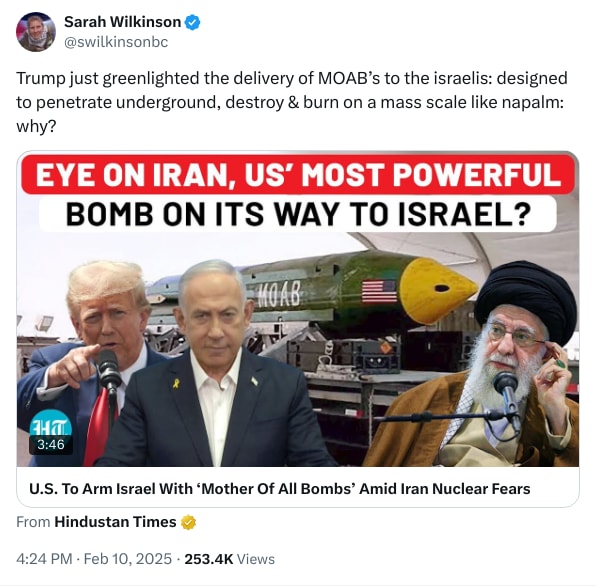 An X (Twitter) post from @swilkinsonbc - Sarah Wilkinson