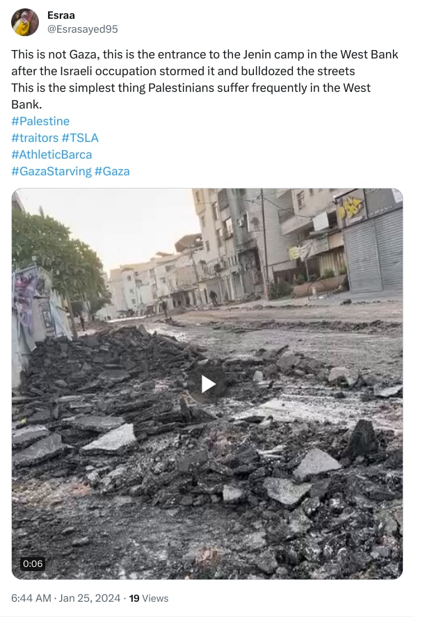 An X (Twitter) post from @Esrasayed95 - Esraa 𓂆