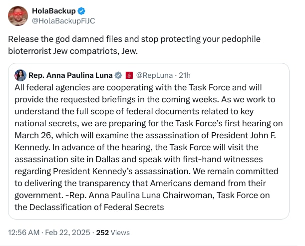 An X (Twitter) post from @HolaBackupFiJC - HolaBackup