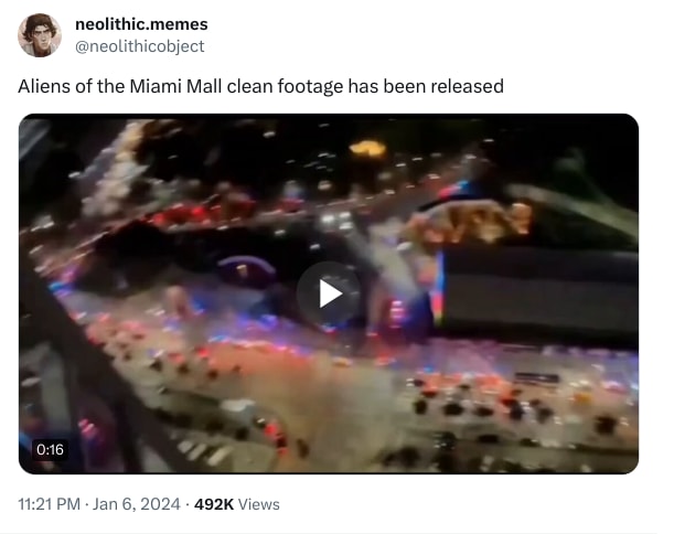 An X (Twitter) post from @neolithicobject - neolithic.memes