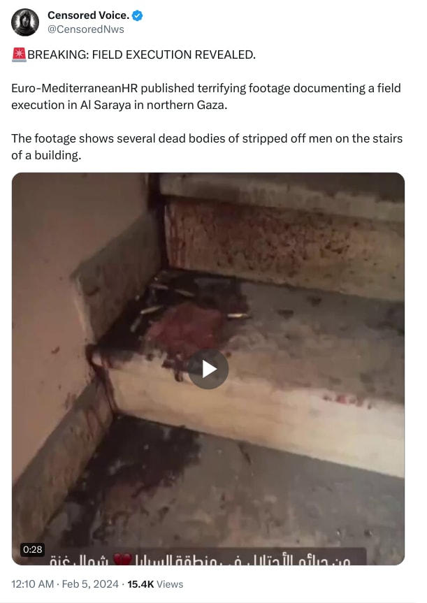 An X (Twitter) post from @CensoredNws - Censored Voice.