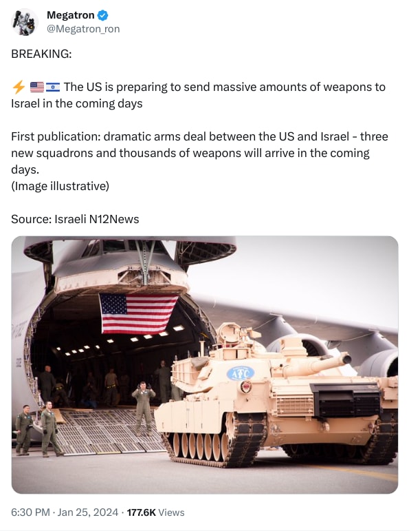 An X (Twitter) post from @Megatron_ron - Megatron