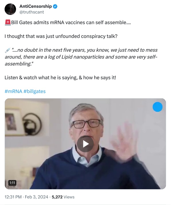 An X (Twitter) post from @truthscant - AntiCensorship