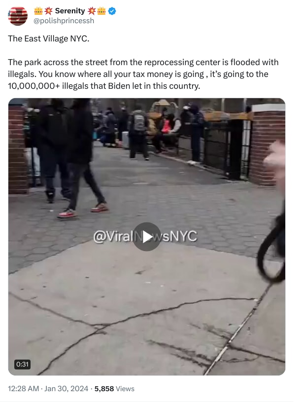 An X (Twitter) post from @polishprincessh - 👑💥 Serenity 💥👑