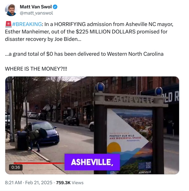 An X (Twitter) post from @matt_vanswol - Matt Van Swol