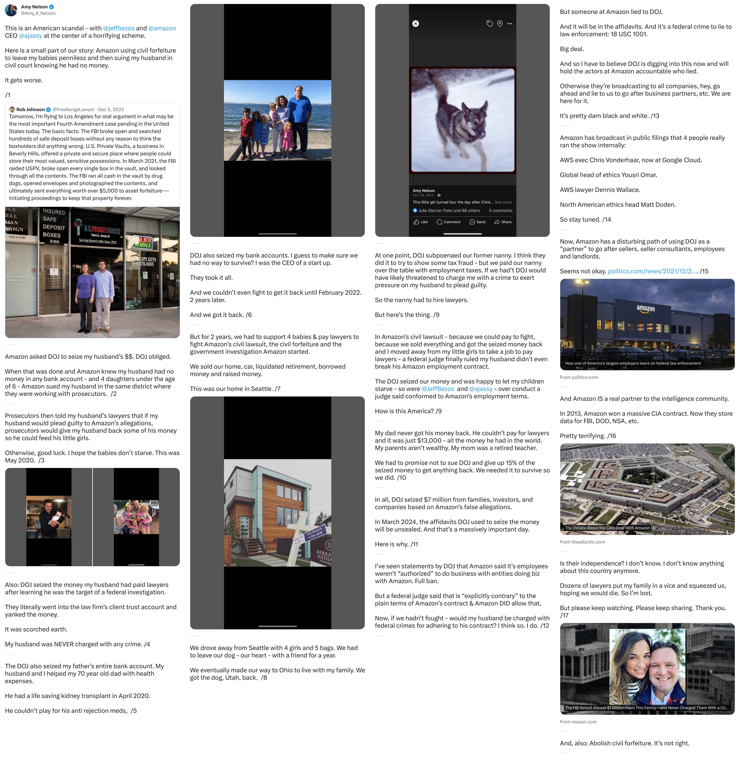 An X (Twitter) post from @Amy_K_Nelson - Amy Nelson