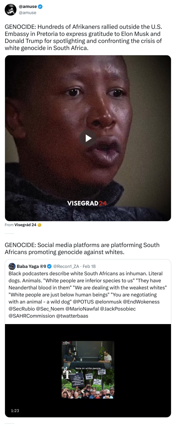 An X (Twitter) post from @amuse - @amuse