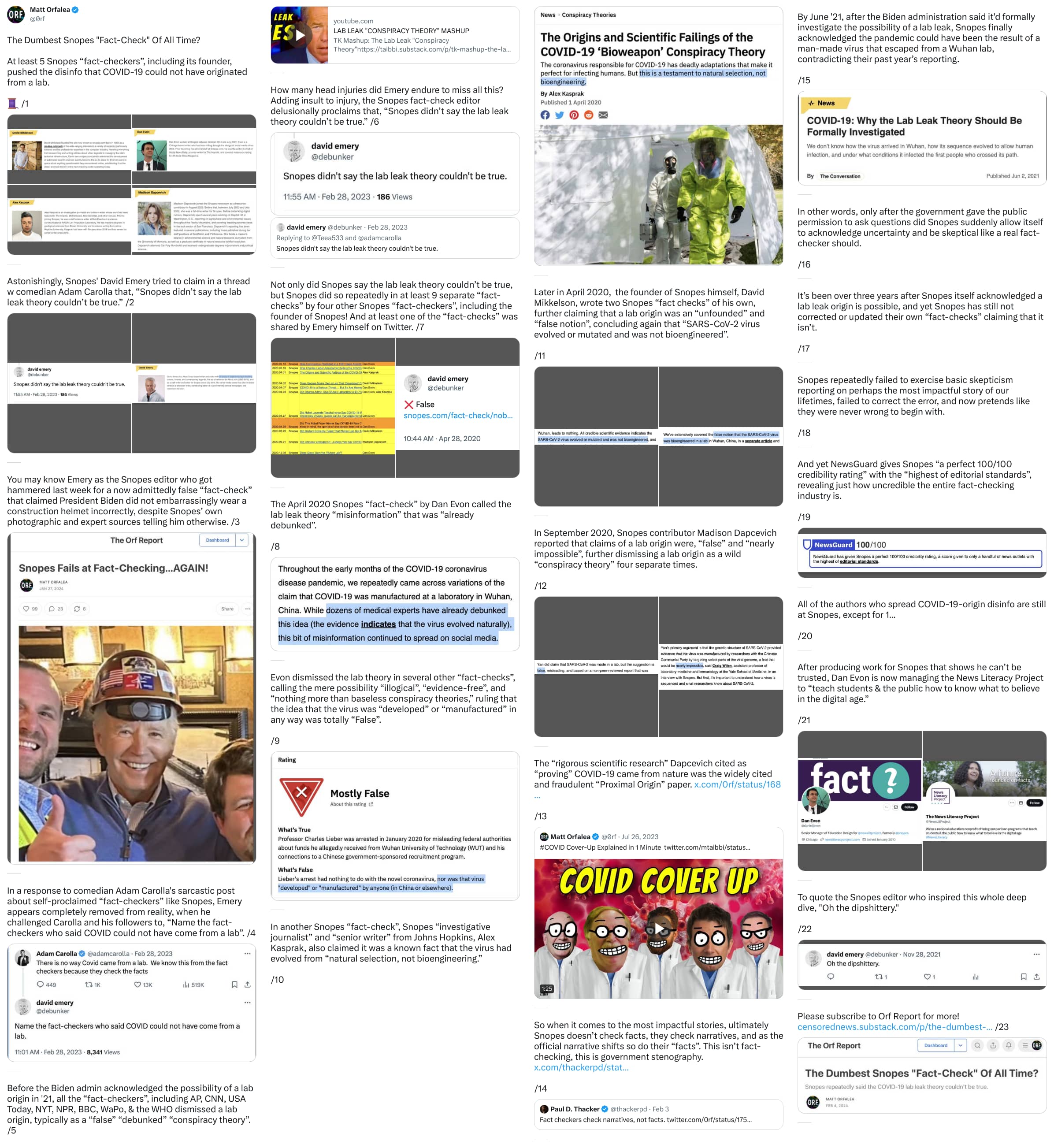 An X (Twitter) post from @0rf - Matt Orfalea