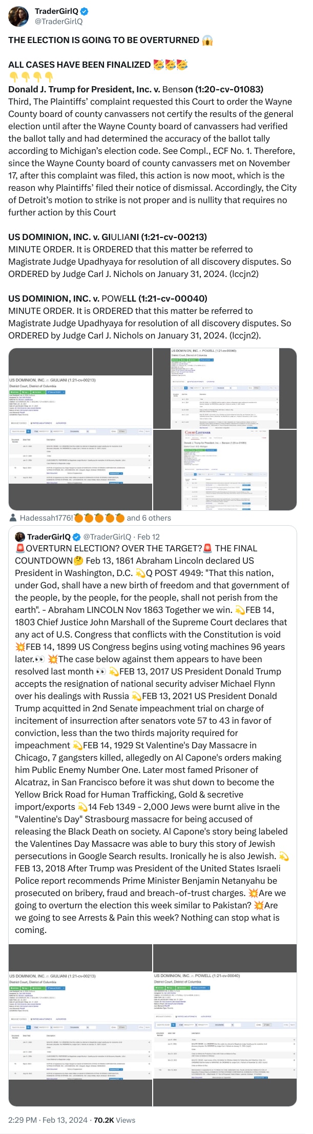 An X (Twitter) post from @TraderGirlQ - TraderGirlQ