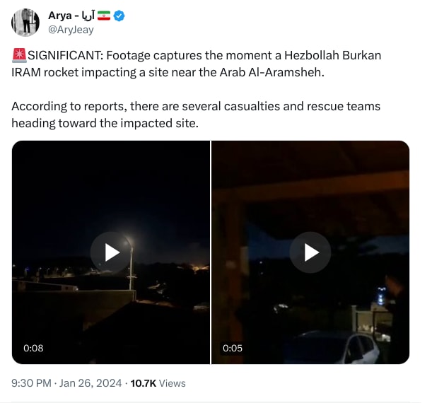 An X (Twitter) post from @AryJeay - Arya - آریا 🇮🇷