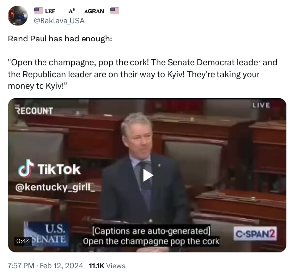 An X (Twitter) post from @Baklava_USA - 🇺🇸 ʟᴇғᴛ ᴄᴏᴀˢᴛ ᴠᴀɢʀᴀɴᴛ 🇺🇸