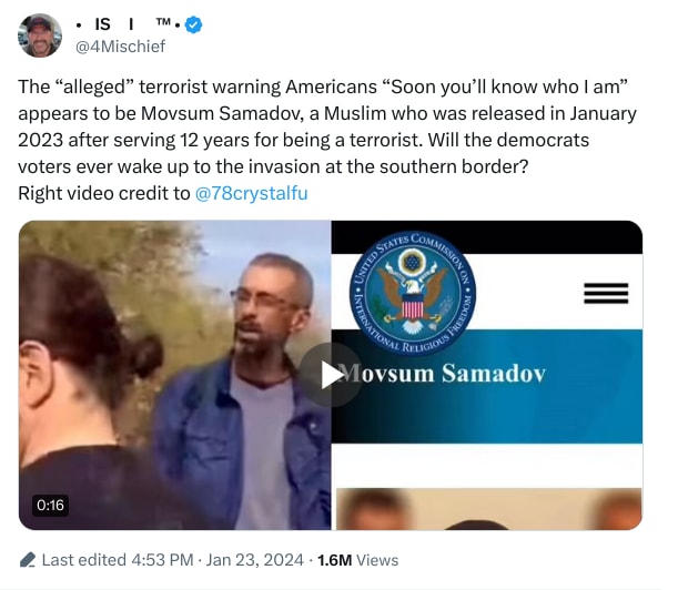 An X (Twitter) post from @4Mischief - • ᗰISᑕᕼIᗴᖴ ™ •