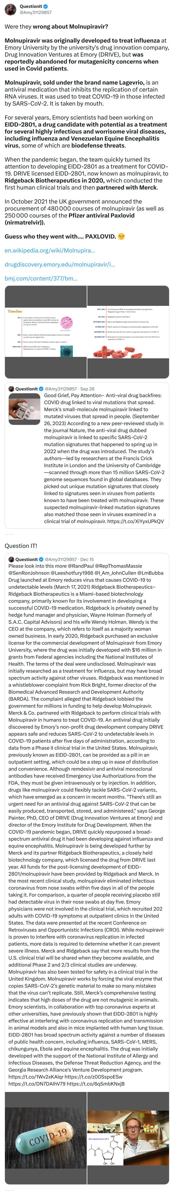 An X (Twitter) post from @Amy31129057 - QuestionIt