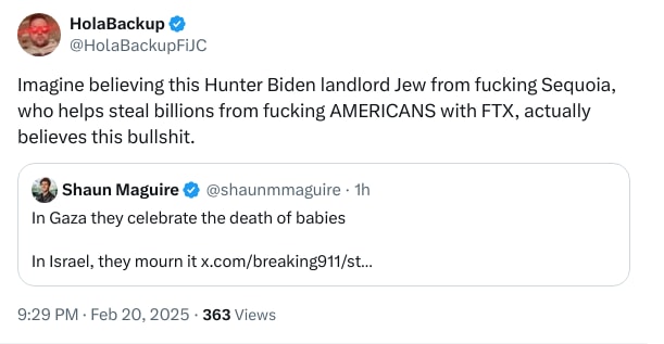 An X (Twitter) post from @HolaBackupFiJC - HolaBackup