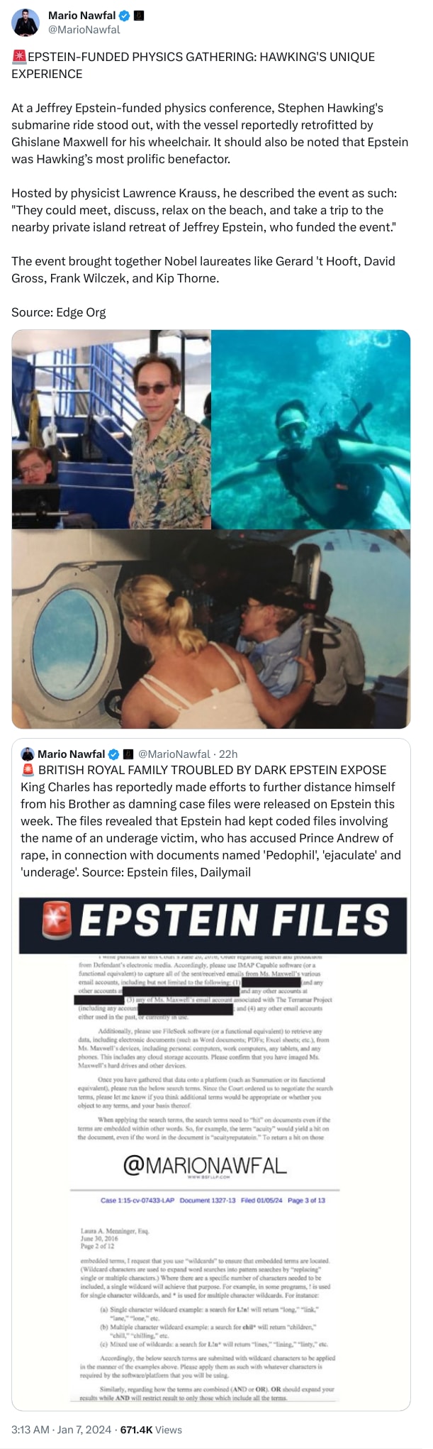 An X (Twitter) post from @MarioNawfal - Mario Nawfal