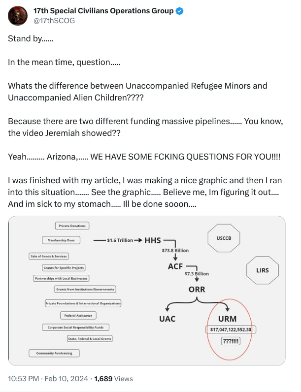 An X (Twitter) post from @17thSCOG - 17th Special Civilians Operations Group