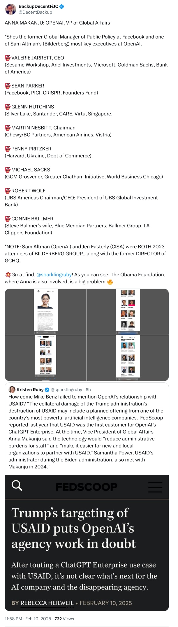An X (Twitter) post from @DecentBackup - BackupDecentFiJC