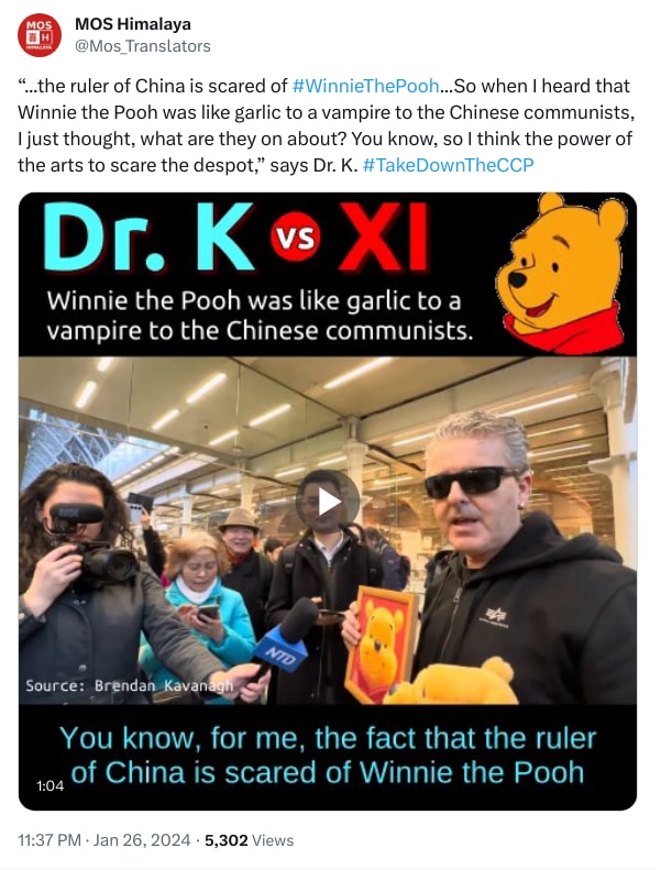 An X (Twitter) post from @Mos_Translators - MOS Himalaya