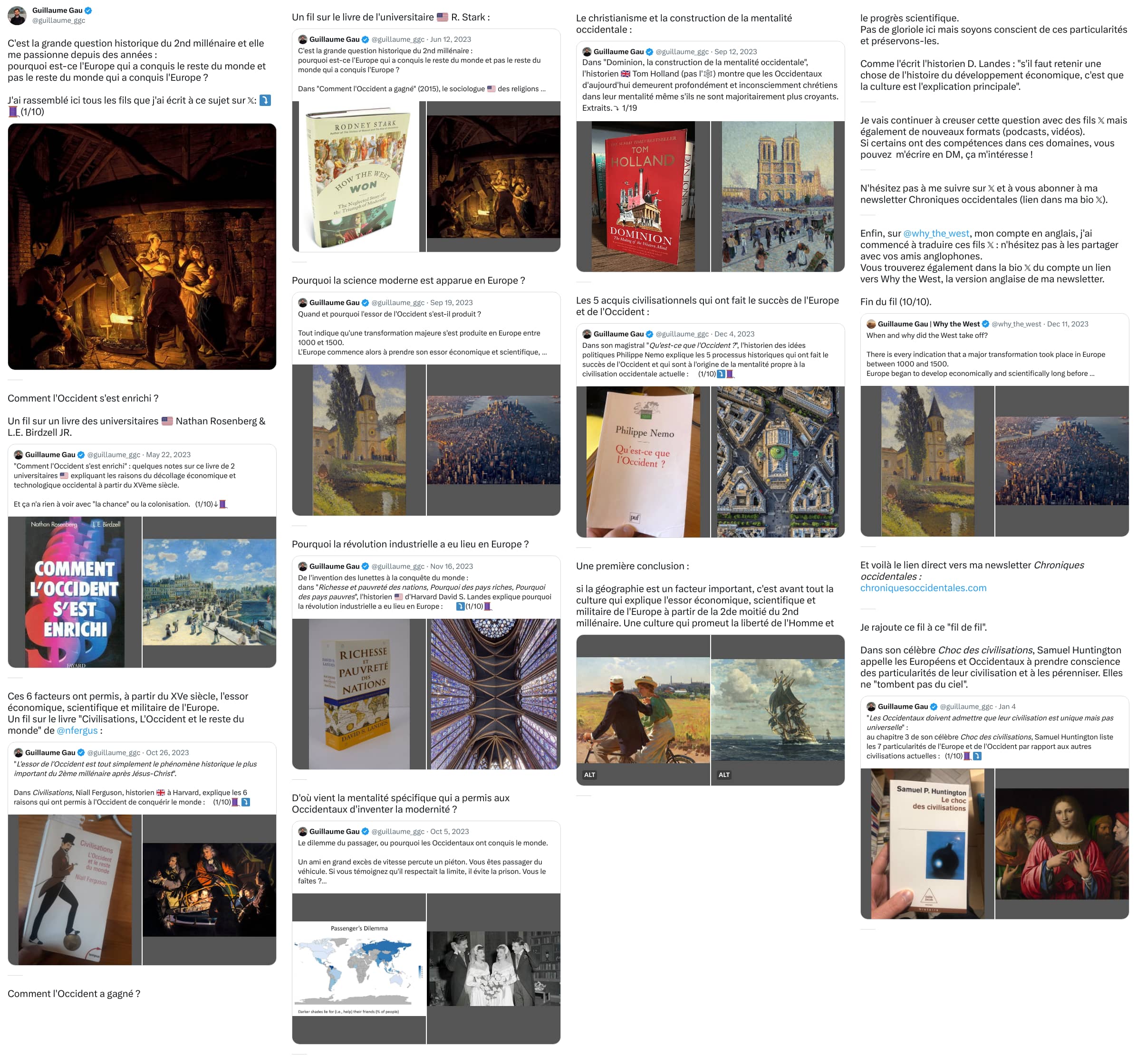 An X (Twitter) post from @guillaume_ggc - Guillaume Gau