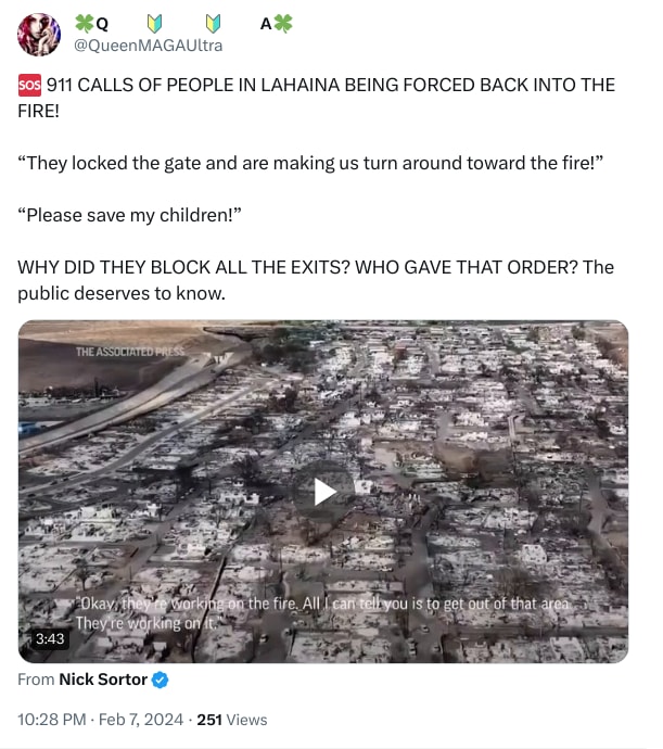 An X (Twitter) post from @QueenMAGAUltra - 🍀Qᵁᴱᴱᴺ🔰ᴹᴬᴳᴬ🔰ᵁᴸᵀᴿA🍀