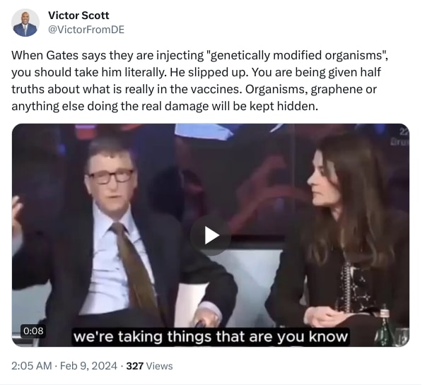 An X (Twitter) post from @VictorFromDE - Victor Scott