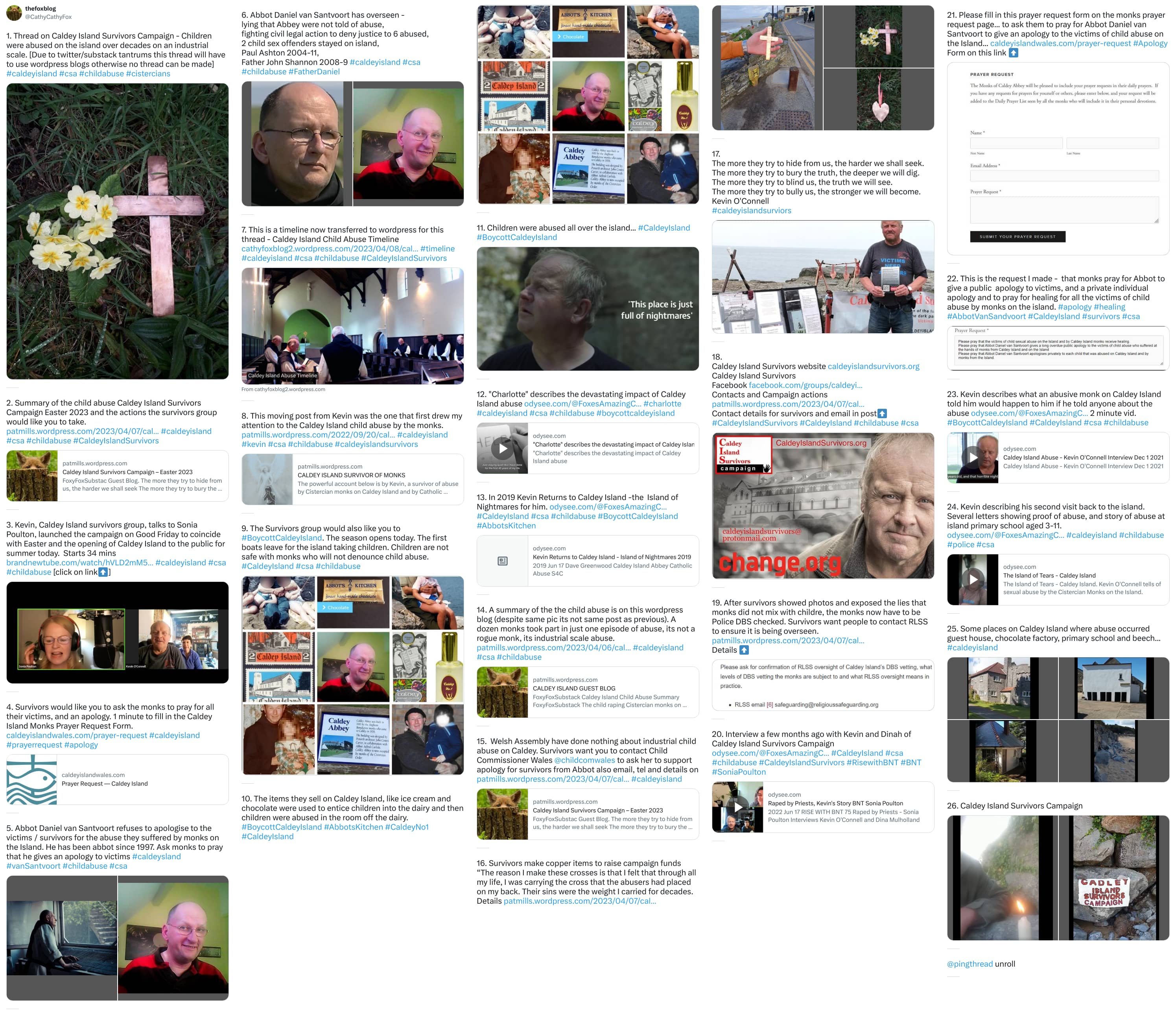 An X (Twitter) post from @CathyCathyFox - thefoxblog