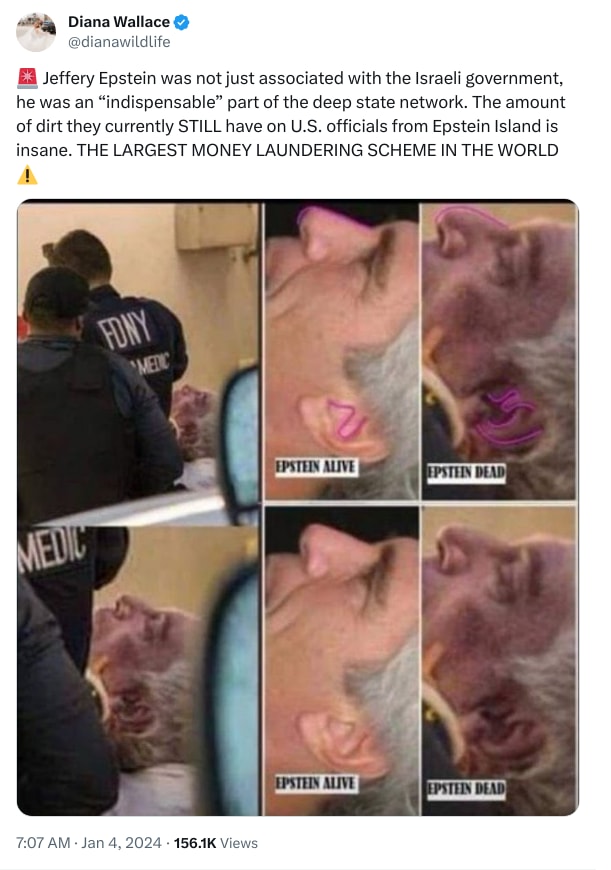 An X (Twitter) post from @dianawildlife - Diana Wallace