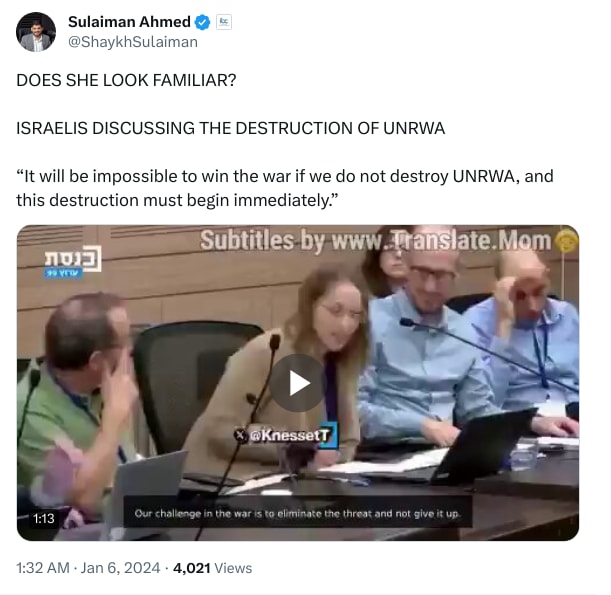 An X (Twitter) post from @ShaykhSulaiman - Sulaiman Ahmed