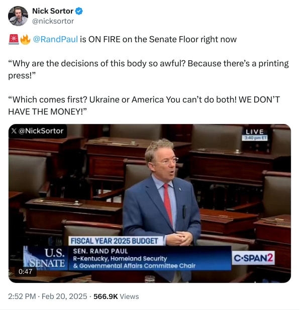 An X (Twitter) post from @nicksortor - Nick Sortor