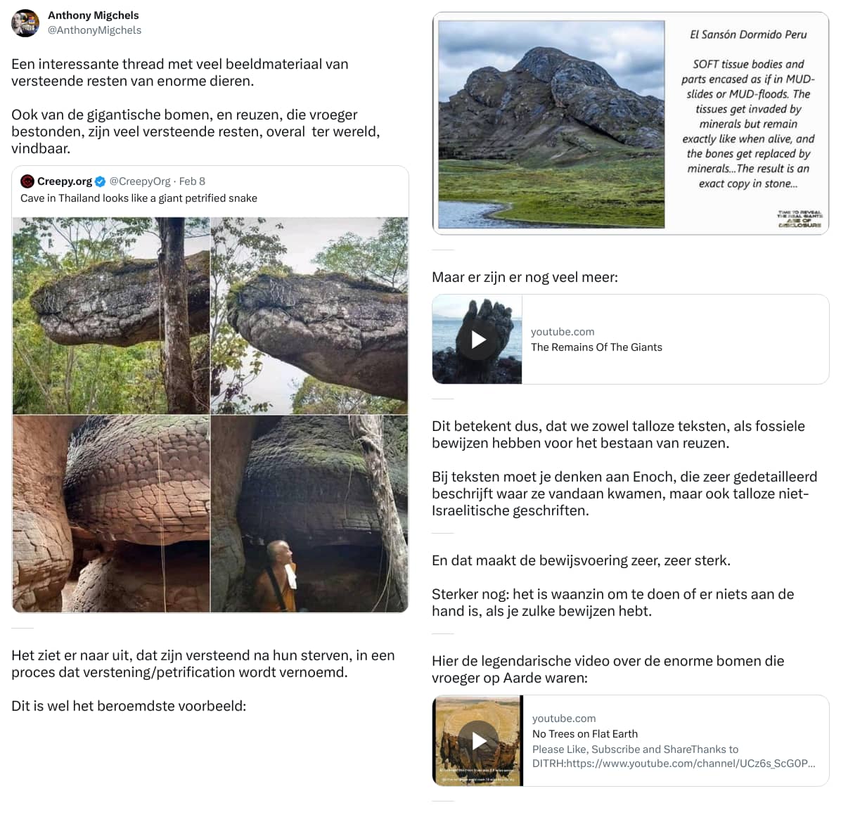 An X (Twitter) post from @AnthonyMigchels - Anthony Migchels