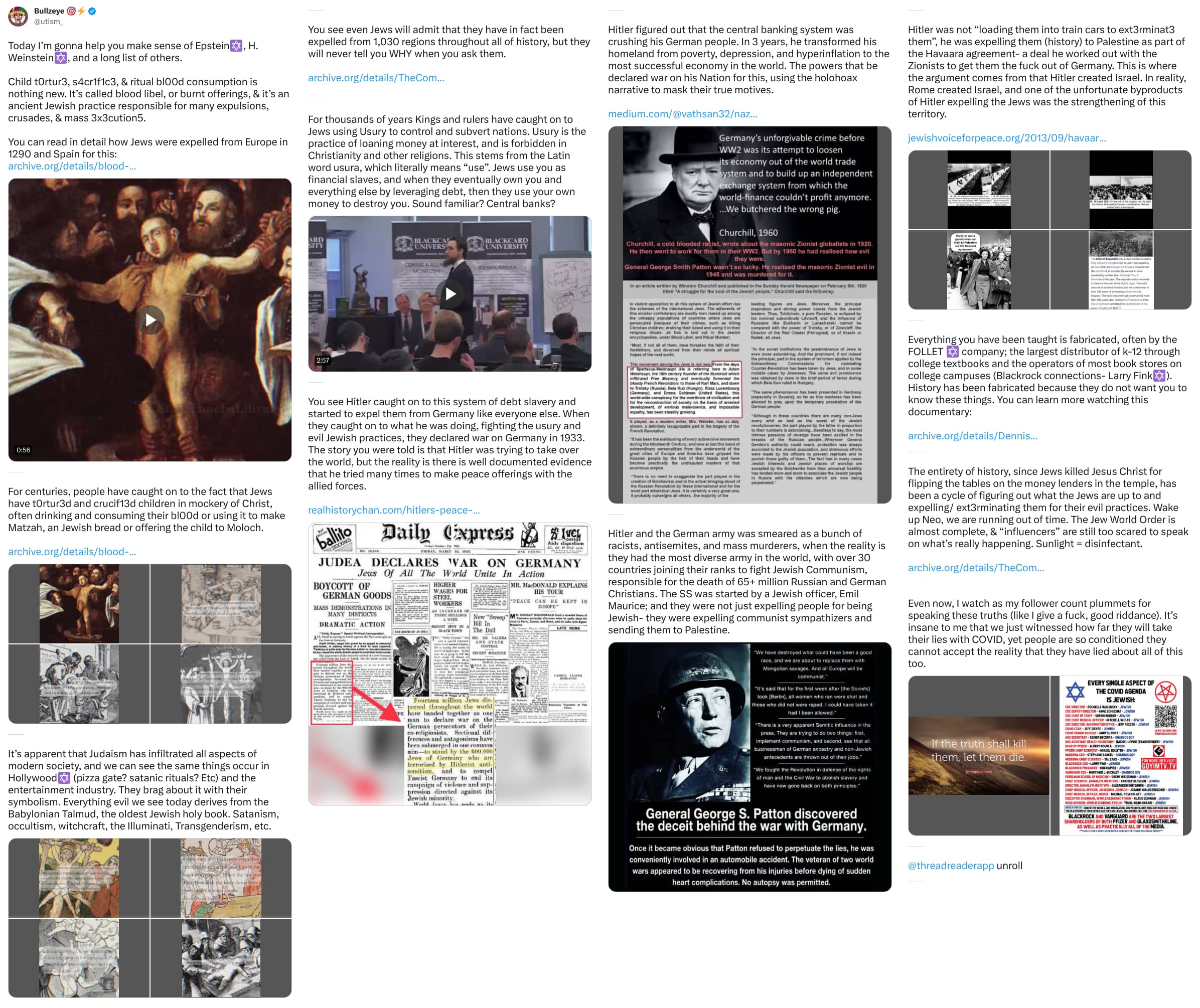 An X (Twitter) post from @utism_ - Bullzeye 🎯⚡️